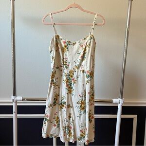 Old Navy Floral Cami Linen Blend Sundress